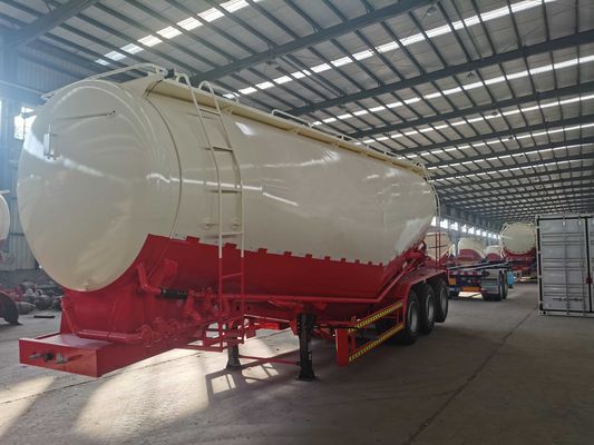 3 Axle Bulker Çimento Tanker Trailer 10000 Gallon 42 M3 Uçan Kül Trailer