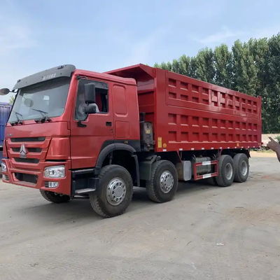 Fabrika fiyatı 430HP 12 Tekerlekli Yeni veya Kullanılmış Howo 8x4 Sinotruk Çöp Kamyonu Releri