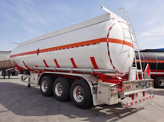 3 Eksel 42000 45000 Litre Alüminyum Karbon Çelik Petrol Tankörü Yakıt Tankı Yarım Rel Yakıt Tankı Kamyon Rel
